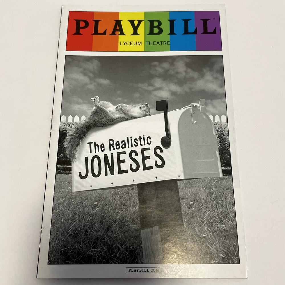 The Realistic Jones Playbill Broadway Marisa Tomei Michael C Hall Toni Collette